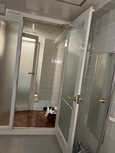 デザインホテル ミスト(横浜市中区/ラブホテル)の写真『601 浴室から　脱衣スペース向こうにトイレ』by festa9