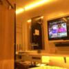 Hotel min.(品川区/ラブホテル)の写真『501号室 ベッド左サイドから見た室内』by ACB48