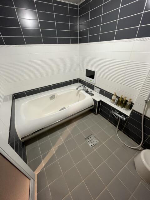 ホテル エーゲ海(静岡市駿河区/ラブホテル)の写真『205号室　浴室』by ま〜も〜る〜
