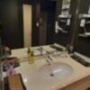 ZERO(渋谷区/ラブホテル)の写真『303号室　浴室側から見た洗面台』by angler