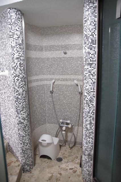 ホテルSK PLAZA2(渋谷区/ラブホテル)の写真『501号室　ツインシャワーの洗い場』by マーケンワン