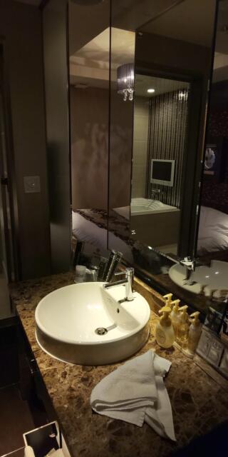 HOTEL SEKITEI(葛飾区/ラブホテル)の写真『503号室のドレッサーです、使い放題のアメニティも！』by ヒロくん!
