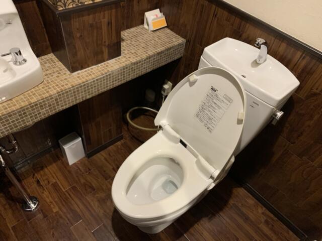 HOTEL ASIA（エイジア)(渋谷区/ラブホテル)の写真『101号室　トイレ（オープン時）』by 東京都
