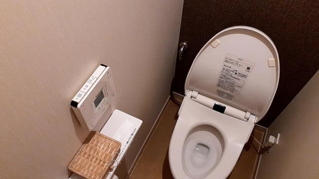ホテルAVYSS(アビス)(新宿区/ラブホテル)の写真『801号室、トイレ。専用のスリッパがあるといいですね』by 春風拳