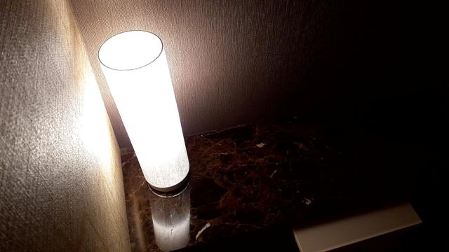 ホテルワンリッツ(戸田市/ラブホテル)の写真『611号室、トイレ内の照明。ここもオシャレ？』by 春風拳