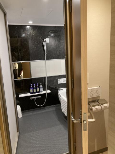 ホテル 小山 (KOYAMA）(新宿区/ラブホテル)の写真『205号室、浴室とトイレの位置関係』by 頭文字TK