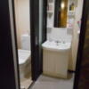 ニューポート(立川市/ラブホテル)の写真『101号室、洗面所とトイレ』by もんが～