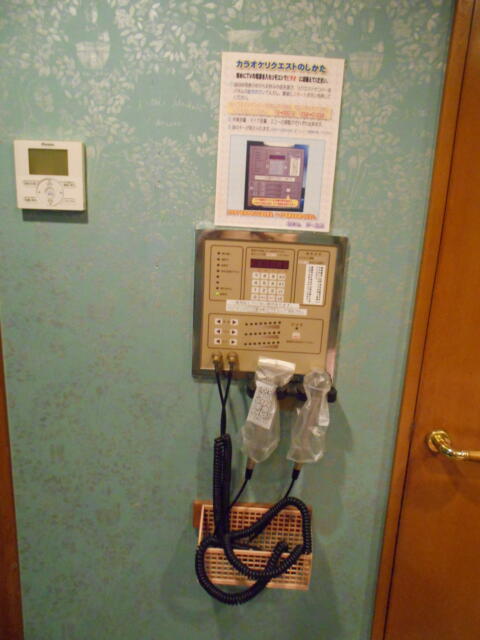 ホテル アーカス(立川市/ラブホテル)の写真『305号室、カラオケのマイクなど』by もんが～