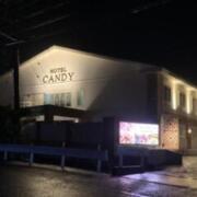 HOTEL CANDY(徳島市/ラブホテル)の写真『夜の外観』by まさおJリーグカレーよ