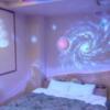 ホテル アーカス(立川市/ラブホテル)の写真『202号室、ブラックライトで宇宙に包まれたお部屋。』by こばじゃ