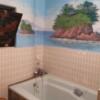 ホテル アーカス(立川市/ラブホテル)の写真『202号室、バスルーム。シャワーヘッドからのミストが気持ちいい。』by こばじゃ