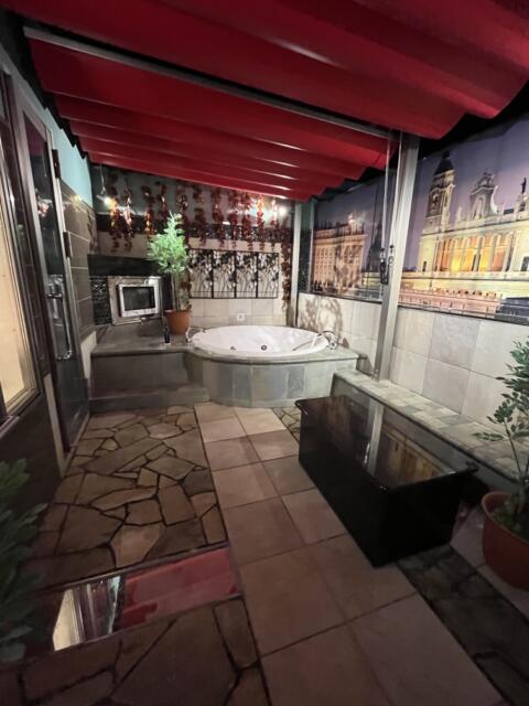 ホテルワンリッツ(戸田市/ラブホテル)の写真『511号室　ガーデンスパ　屋根開けることができます』by タケゾー5
