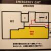 Hotel BALIBALI（バリバリ）(品川区/ラブホテル)の写真『602号室　避難経路図』by ところてんえもん
