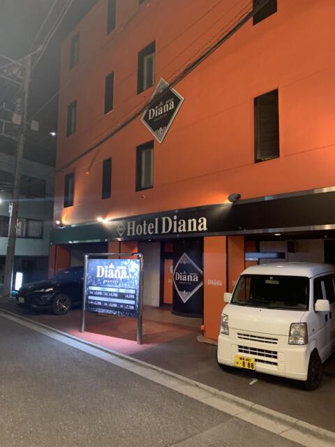 HOTEL Diana (ダイアナ)(台東区/ラブホテル)の写真『夜間外観1』by 東京都
