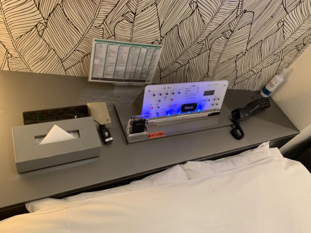HOTEL Diana (ダイアナ)(台東区/ラブホテル)の写真『235号室　ベッド上照明操作盤』by 東京都