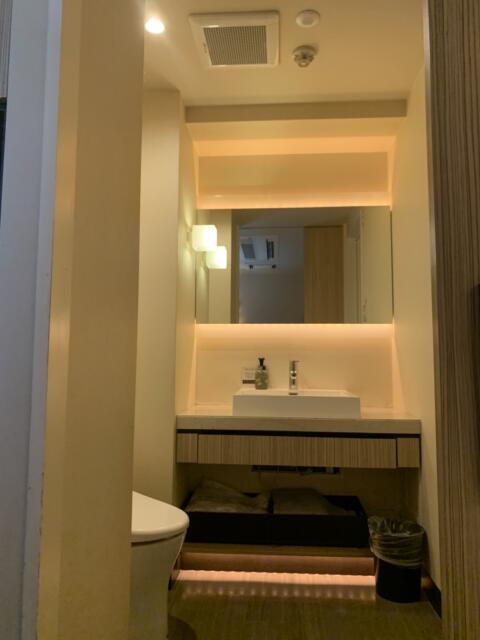 HOTEL ROY（ロイ）(横浜市南区/ラブホテル)の写真『501号室　洗面台とトイレ』by 東京都