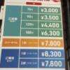 ホテルショコラ(豊島区/ラブホテル)の写真『価格表(土曜日)』by ヒロHIROヒロ