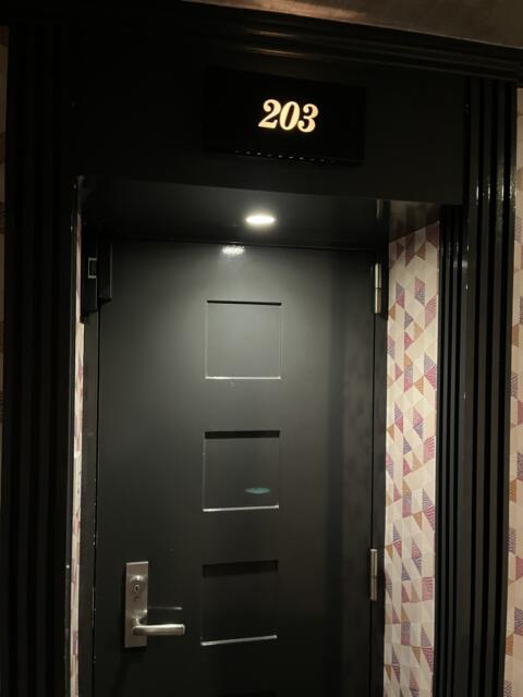 HOTEL SIX（ホテルシックス）(大阪市/ラブホテル)の写真『203号室　玄関ドア（正面）』by 神戸のりんごちゃん
