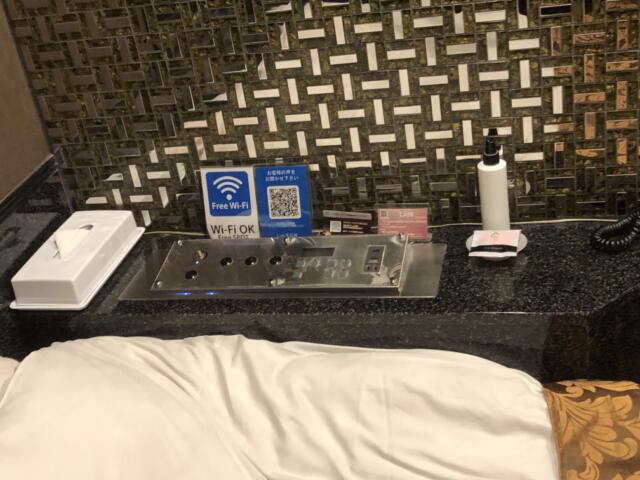 HOTEL LioS(リオス) 五反田(品川区/ラブホテル)の写真『205号室（７）ベッドサイドコントロールパネル』by サトナカ