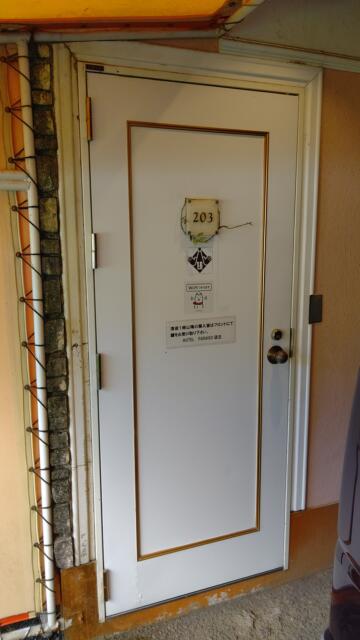 パライソ(伊勢原市/ラブホテル)の写真『203号室、部屋の入口です。(23,9)』by キジ