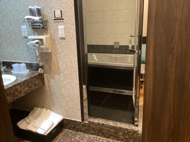 ホテル パル新宿店(新宿区/ラブホテル)の写真『502号室 お部屋から見た浴室』by ACB48