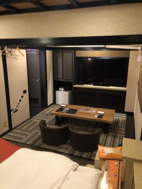 HOTEL TIFFANY（ティファニー）(名古屋市中村区/ラブホテル)の写真『６０５号室　ベッドから見たかんじ』by くんにお