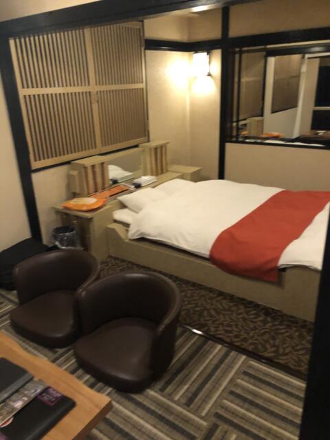 HOTEL TIFFANY（ティファニー）(名古屋市中村区/ラブホテル)の写真『６０５号室　ベッド』by くんにお