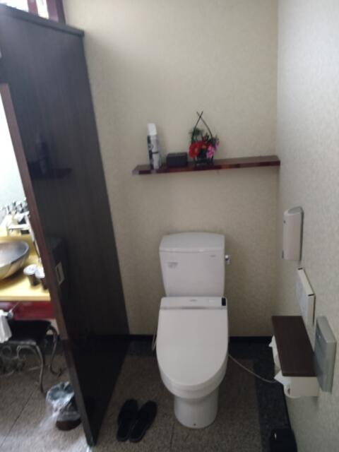 LUSSO CROCE ASIAN RESORT(横浜市南区/ラブホテル)の写真『703号室 洗面所の隣に仕切りがあるだけのトイレ。何故個室にしなかったのか。』by なめろう