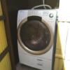 LUSSO CROCE ASIAN RESORT(横浜市南区/ラブホテル)の写真『703号室 テラスの洗濯機』by なめろう