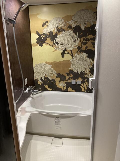 ラピア(新宿区/ラブホテル)の写真『207号室　浴室　2人でぎりぎりの広さ』by ワーカー