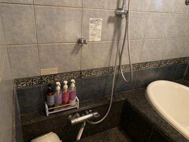 HOTEL STELLATE(ステラート)(新宿区/ラブホテル)の写真『503号室、風呂のシャワーとかシャンプーとか』by トマトなす