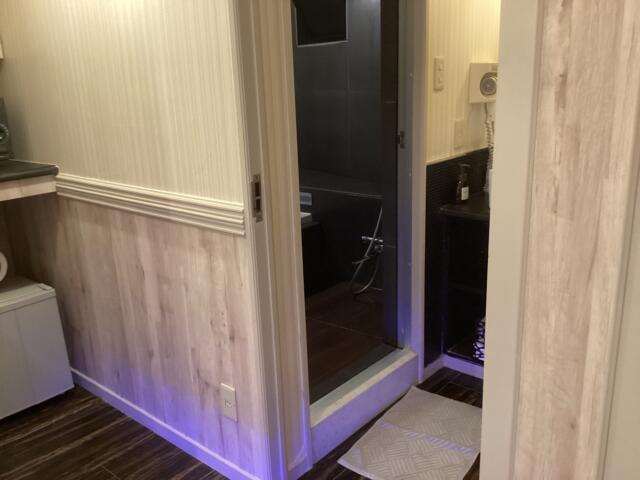 HOTEL CORE 池袋(豊島区/ラブホテル)の写真『205号室 お部屋から見た浴室』by ACB48