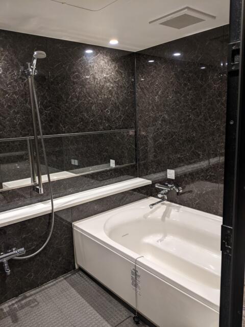 HOTEL GOLD LEAF（ゴールドリーフ）(神戸市中央区/ラブホテル)の写真『306号室 浴室とシャワー』by きんてつ