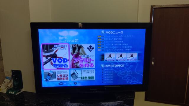 インパル21(小山市/ラブホテル)の写真『401号室、液晶テレビ』by Sparkle