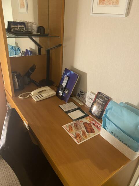 HOTEL SHERWOOD（シャーウッド）(台東区/ラブホテル)の写真『704号室　デスク備品』by たんげ8008