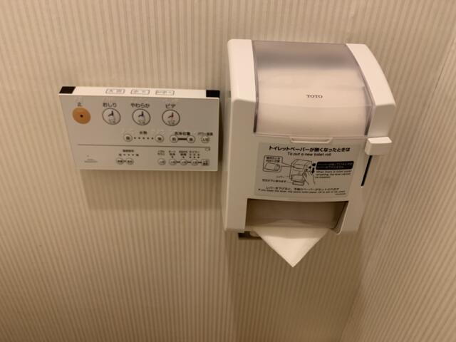 ホテル MARE（マーレ）(品川区/ラブホテル)の写真『101号室　トイレ　ホルダー&amp;ウォッシュレット操作盤』by 東京都