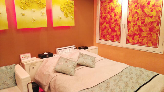 HOTEL SARA 錦糸町(墨田区/ラブホテル)の写真『207号室 ベッド周辺（４）』by 午前３時のティッシュタイム