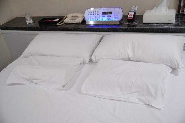 HOTEL IKOI(イコイ)(川口市/ラブホテル)の写真『108号室　2種類の枕』by マーケンワン