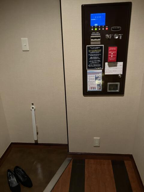 HOTEL RIMBA(千葉市稲毛区/ラブホテル)の写真『208 玄関ホールの精算機』by festa9