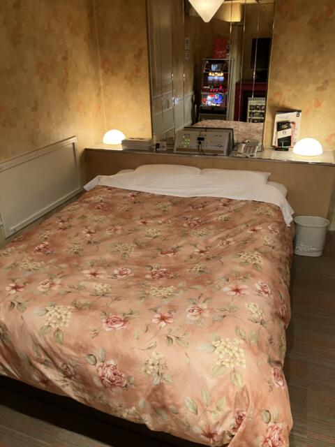 HOTEL L&L（エルアンドエル）(札幌市中央区/ラブホテル)の写真『203号室（５）ベッド全景』by サトナカ