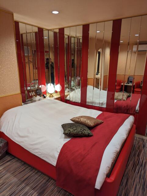 ホテルSAVOY(台東区/ラブホテル)の写真『505号室、鏡がいっぱい』by よしっく