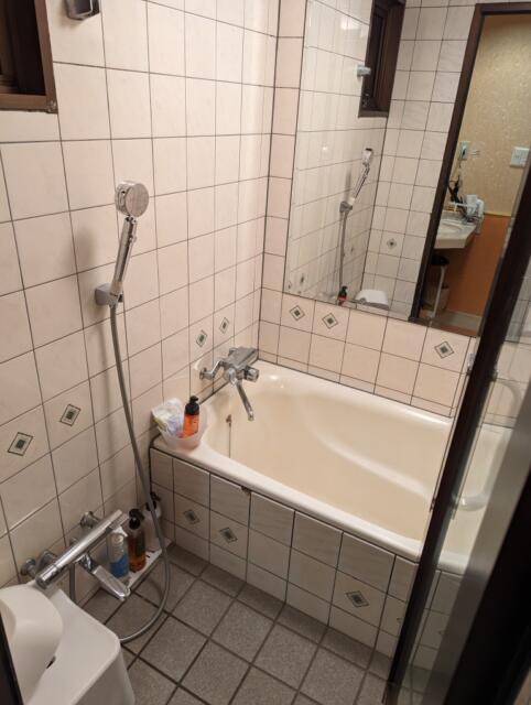 ホテルSAVOY(台東区/ラブホテル)の写真『505号室のお風呂、広さは最小限』by よしっく