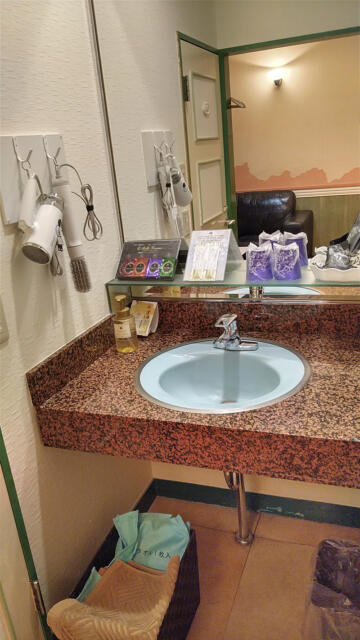 ホテル ルポ(墨田区/ラブホテル)の写真『504号室 洗面台』by 午前３時のティッシュタイム