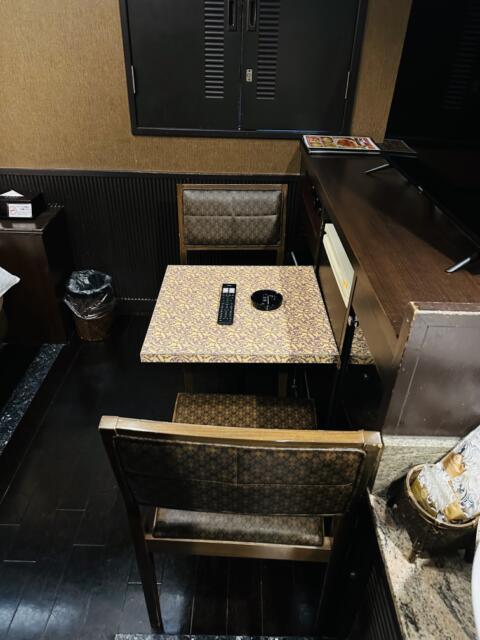 Asian P-Door(アジアンピードア)(台東区/ラブホテル)の写真『303号室椅子とテーブル』by miffy.GTI