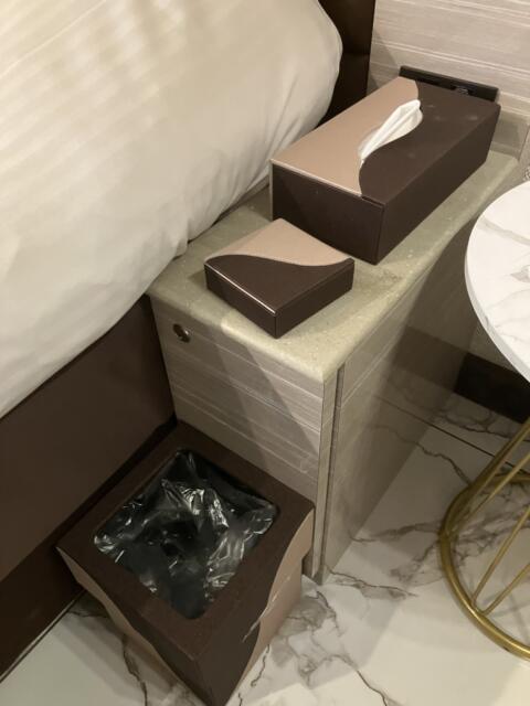 HOTEL BaliBali 鶯谷(台東区/ラブホテル)の写真『203号室　ベッド⑤（ベッドサイド備品等）』by hireidenton