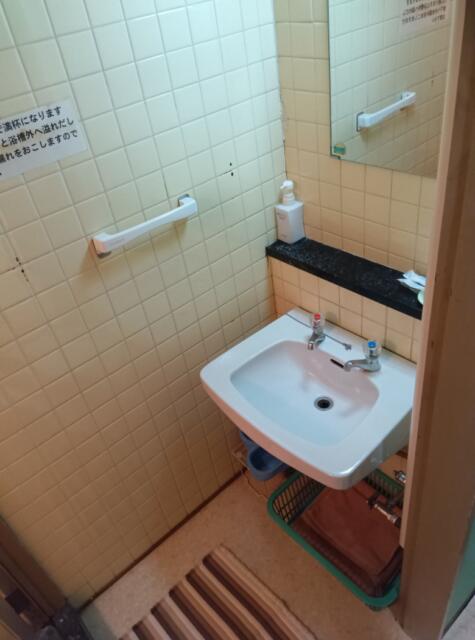 ホテル 松月(新宿区/ラブホテル)の写真『405号室、ザ・洗面所です。(24,3)』by キジ