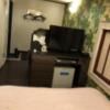 HOTEL アムール(台東区/ラブホテル)の写真『303号室ベッド足元側テレビ』by みこすりはん