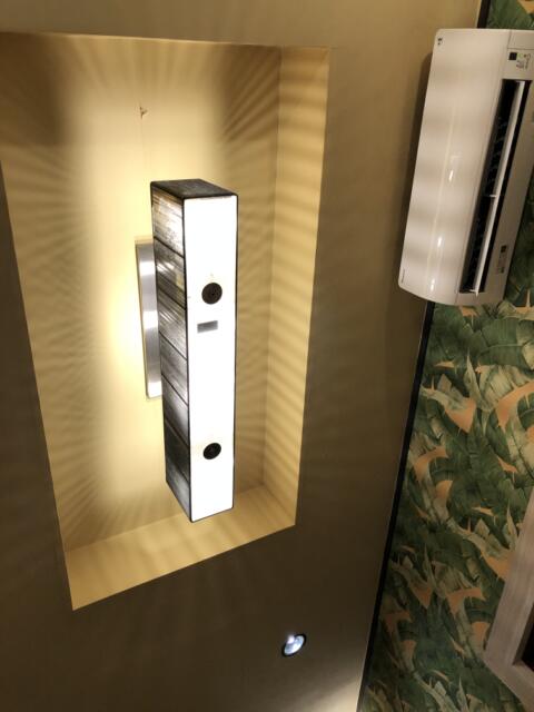 HOTEL アムール(台東区/ラブホテル)の写真『303号室ベッド上の照明』by みこすりはん