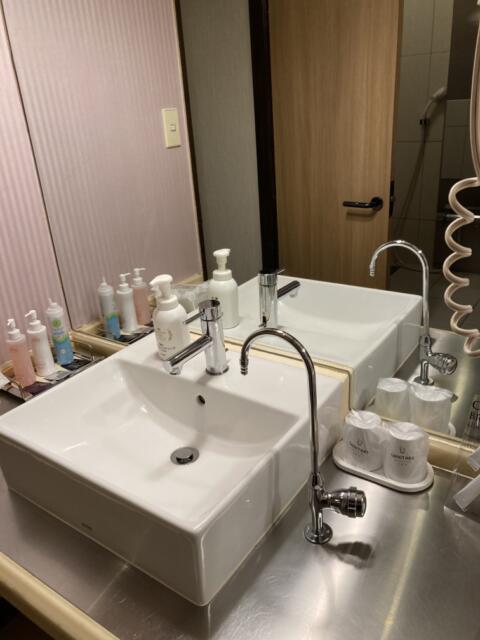 Hotel White City 23(渋谷区/ラブホテル)の写真『301号室洗面台』by yamasada5