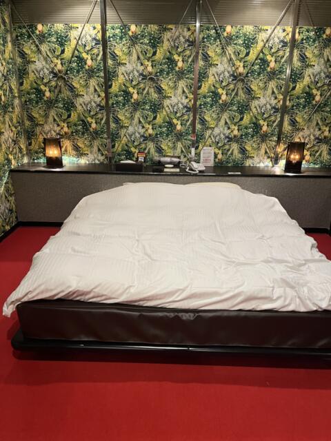 プレミアムリゾートNAGOYA(名古屋市緑区/ラブホテル)の写真『402号室 ベッド』by 飴☆ミ